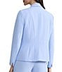Kasper Petite One Button Crepe Panel Seam Jacket - Image 2