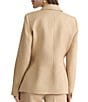 Kasper Petite One Button Linen Blend Notch Collar Jacket - Image 2