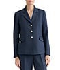 Kasper Petite Plaid 3 Button Down Notch Collar Blazer - Image 1