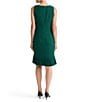 Kasper Petite Pleated Hem Crepe Sheath Midi Dress - Image 2