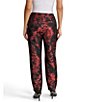 Kasper Petite Printed Jacquard Slim Fit Pants - Image 2
