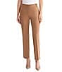 Kasper Petite Pull On Faux Fly Trousers, Color:Dark Camel - Image 1