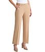 Kasper Petite Size Pull On Stretch Twill Trousers, Color:Soft Sand - Image 3