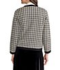 Kasper Petite Size Button Front Long Sleeve Lurex Jacquard Cardigan - Image 2