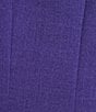 Kasper Petite Size Crepe Panel Seamed One-Button Jacket, Color:Regal Purple - Image 5