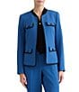 Kasper Petite Size Four Pocket Open Front Jacket - Image 1