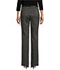 Kasper Petite Size Herringbone Pull-On Belted High Rise Boot Leg Pants - Image 2