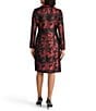 Kasper Petite Size Jacquard Point Collar Long Sleeve Topper - Image 2