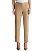 Kasper Petite Size Pull On Linen Straight Leg Pants - Image 1