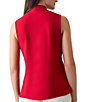 Kasper Petite Size Sleeveless V-Neck Tie Front Sash Blouse - Image 2
