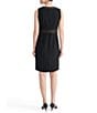 Kasper Petite Sleeveless Crepe Sheath Dress - Image 2