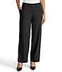 Kasper Pinstripe Straight Leg Pants - Image 1