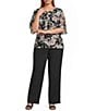 Kasper Plus Bell Sleeve Knot Front Tie Blouse - Image 3