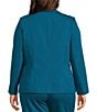 Kasper Plus Long Sleeve One Button Blazer - Image 3
