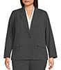 Kasper Plus One Button Notch Collar Jacket - Image 5