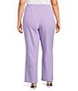 Kasper Plus Size Crepe Fly Front Trousers - Image 2