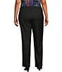 Kasper Plus Size Washable Flat Front Trousers - Image 6