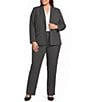 Kasper Plus Size Washable Flat Front Trousers - Image 3