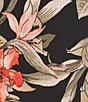 Kasper Plus Size Floral Print Cowl Neck Raglan Cap Sleeve Coordinating Top, Color:Black Multi - Image 4