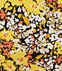 Color:Butterscotch Multi - Image 4 - Plus Size Floral Print V-Neck Sleeveless Front Buckle Wrap Tank