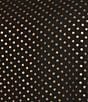 Kasper Plus Size Polka Dot Crew Neck Tiered 3/4 Flutter Sleeve Top, Color:Black/Gold - Image 4