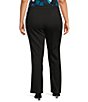 Kasper Plus Size Pull On Straight Pant - Image 2