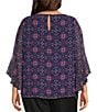 Kasper Plus Size Ruffle Sleeve Blouse - Image 2