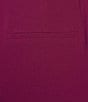 Kasper Plus Size Stretch Crepe Fly Front Slim Leg Coordinating Pants, Color:Cerise - Image 4