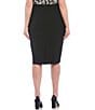Kasper Plus Size Stretch Crepe Seamed Blazer & Stretch Crepe Skimmer Skirt - Image 3