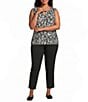 Kasper Plus Sleeveless Knit Blouse - Image 3