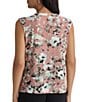 Kasper Printed Keyhole Neck Blouse - Image 2