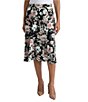 Kasper Printed Midi Flared Skirt - Image 1