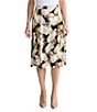 Kasper Printed Midi Flared Skirt - Image 1
