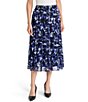 Kasper Pull On A-Line Midi Skirt - Image 1