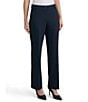 Kasper Pull-On Denim Compression Faux Fly Trousers - Image 1