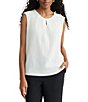 Kasper Ridge Knit Cap Sleeve Blouse - Image 3