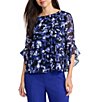 Kasper Ruffle Sleeve Blouse - Image 1