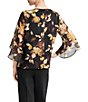 Kasper Ruffle Sleeve Chiffon Blouse - Image 2