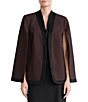 Kasper Scuba Suede Cardigan - Image 1