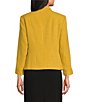 Kasper Seamed Crepe Open Front Jacket - Image 2