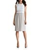 Kasper Sheath Color Block Knee Length Dress - Image 1