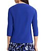 Kasper Shirred Front 3/4 Sleeve Blouse - Image 2