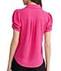 Kasper Short Sleeve Button Front Blouse - Image 4
