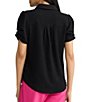 Kasper Short Sleeve Button Front Blouse - Image 2