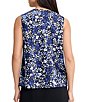 Kasper Sleeveless Draped Neck Blouse - Image 2