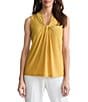 Kasper Sleeveless Knot Front Blouse - Image 3