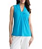 Kasper Sleeveless Knot Front Blouse - Image 1