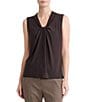 Kasper Sleeveless Knot Neck Top - Image 1