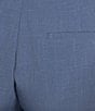 Kasper Stretch Crepe Fly Front Slim Pants, Color:Blue Heron - Image 4