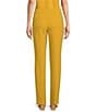 Color:Butterschotch - Image 2 - Stretch Crepe Fly Front Slim Pants